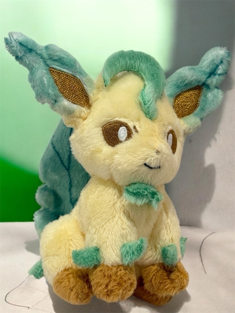 POKEMON CENTER STUFFED ANIMAL KEYCHAIN JAPAN LIMITED EDITION LEAFEON PLUSH